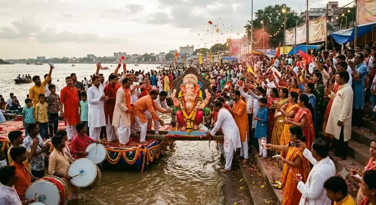 Ganesh Visarjan 2026 in North India: Delhi, Lucknow & NCR Immersion Guide — Ganesh Chaturthi